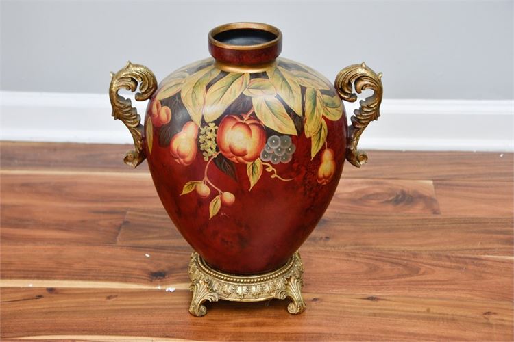 Paint Decorated Vase