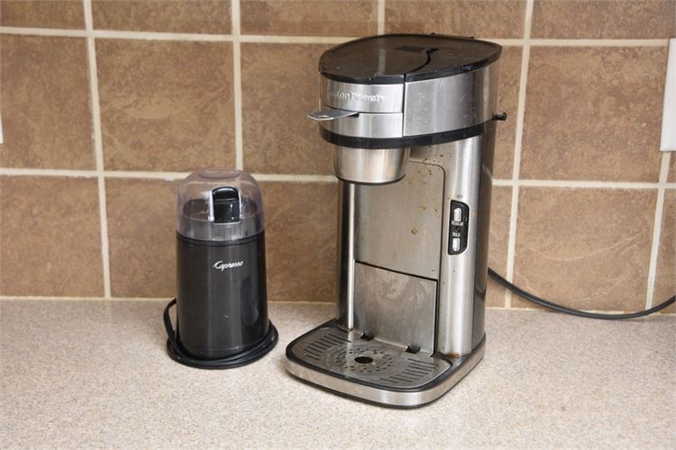 HAMILTON BEACH Coffee Maker & CAPRESSO Coffee Grinder