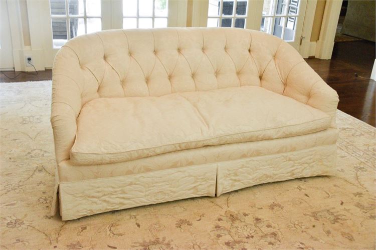 Tufted and Upholstered Sofa