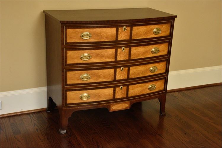 HINKEL-HARRIS  Federal Style Mahogany Chest Of Drawers