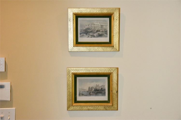 Pair Framed Landscape Prints