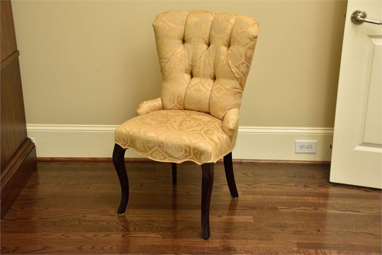 Upholstered and Tufted Accent Chair