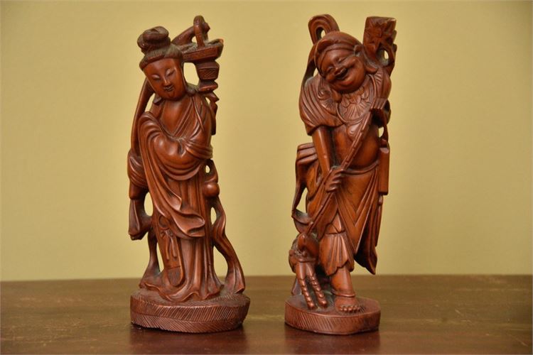 Pair Asian Figures