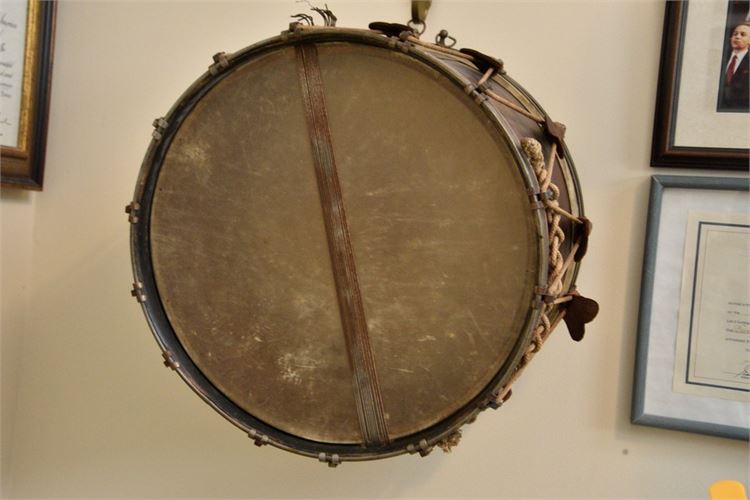Antique Civil War Era Snare Drum