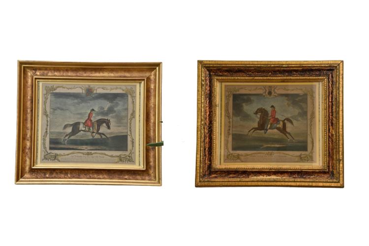 Pair Framed Equestrian Prints