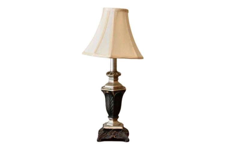 Decorative Painted Table Lamp With Shade