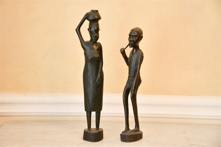 Two (2) Tribal Figures