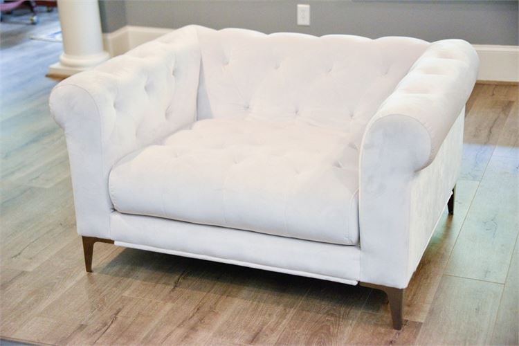 Contemporary Tufted Armchair