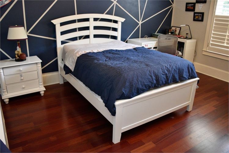 Contemporary White Painted Bed