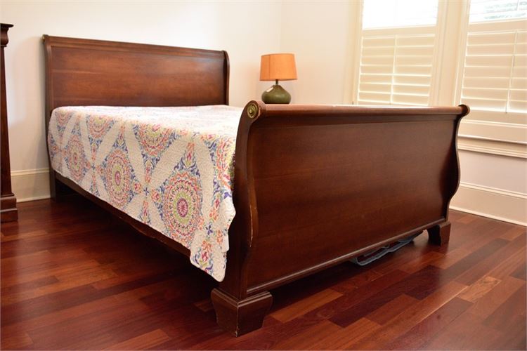 Mahogany Sleigh Bed