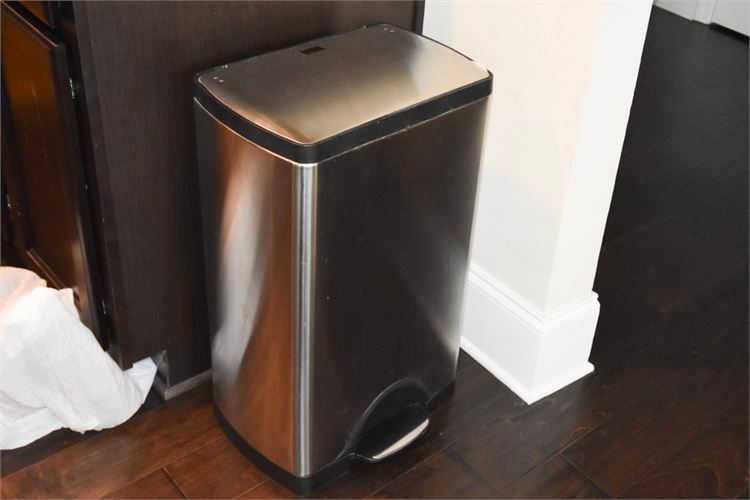 SIMPLE HUMAN Stainless Steel Trashcan