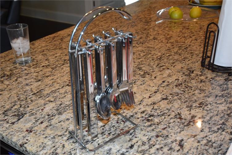 Cutlery Set With Holder