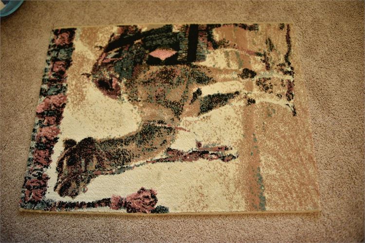 NEW BAREZ Camel Pattern Rug