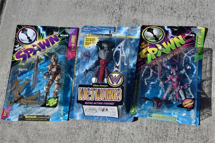 SPAWN and WETWORKS Action Figures (NEW IN PACKAGE)