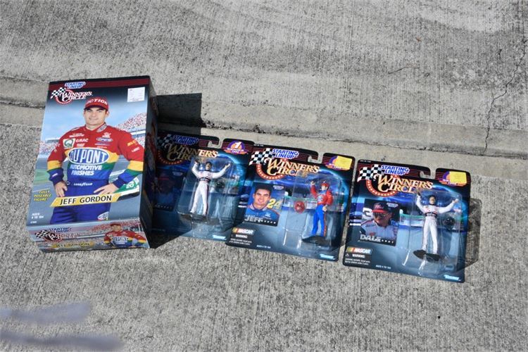 Collection Of Starting Lineup Winner's Circle NASCAR Figurines (NEW IN PACKAGE)