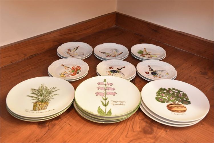 Group Franci Villa Vanilla Palm Beach Plates