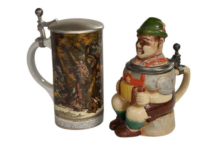 Two (2) Steins