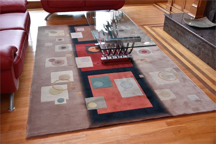 NOURISON MODERN COLLECTION Geometric Pattern Area Rug