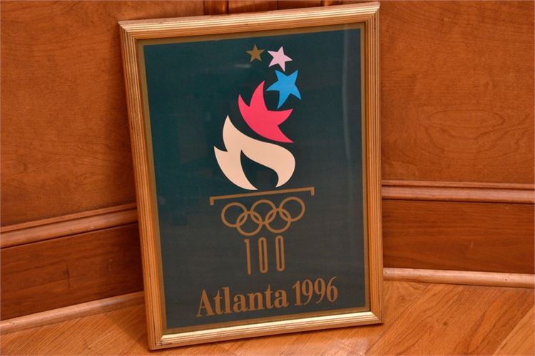 Framed 1996 Olympic Poster