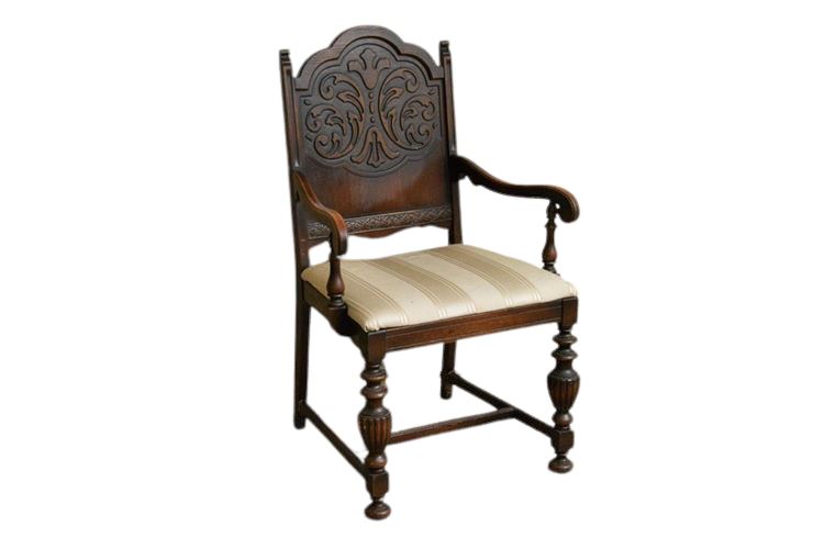 Antique Oak Yorkshire Armchair