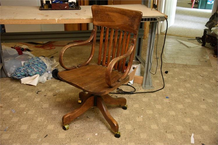 Vintage Wooden Office Desk