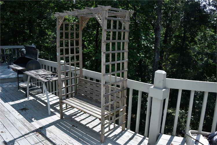 Bench With Pergola