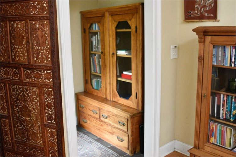 Antique Breakfront Hutch/Bookcase