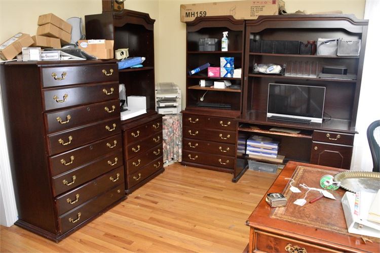 Mahogany Executive Office Furniture Set