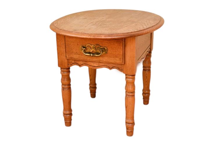 Broyhill Wooden One Drawer End Table