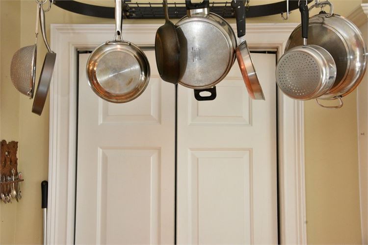 Group Pots and Pans (Rack Not Included)