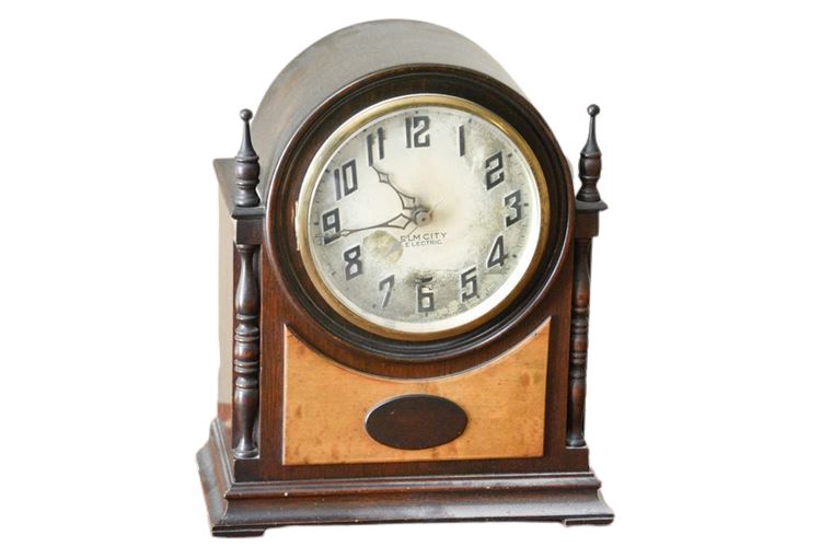 ELM CITY ELECTRIC Mantel Clock