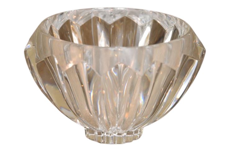 VINTAGE ORREFORS CRYSTAL ZODIAC BOWL