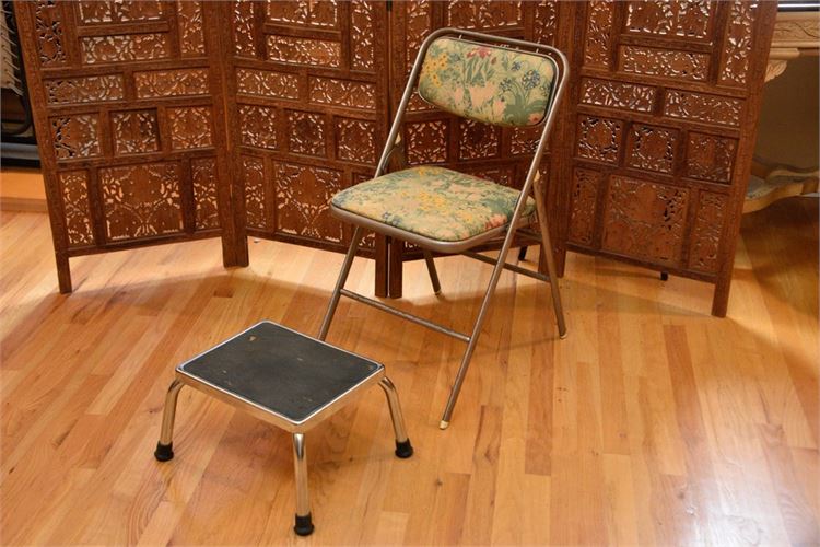 SAMSONITE Folding Chair and Small Stool