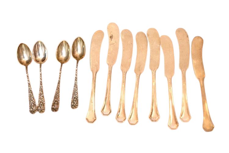 Group Sterling Silver Flatware