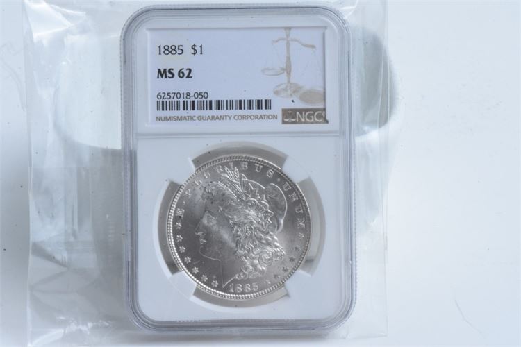 1885 $1Coin - MS 62