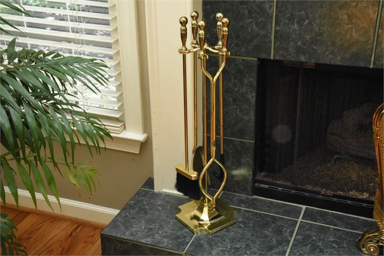 Five Piece Fireplace Tool Set