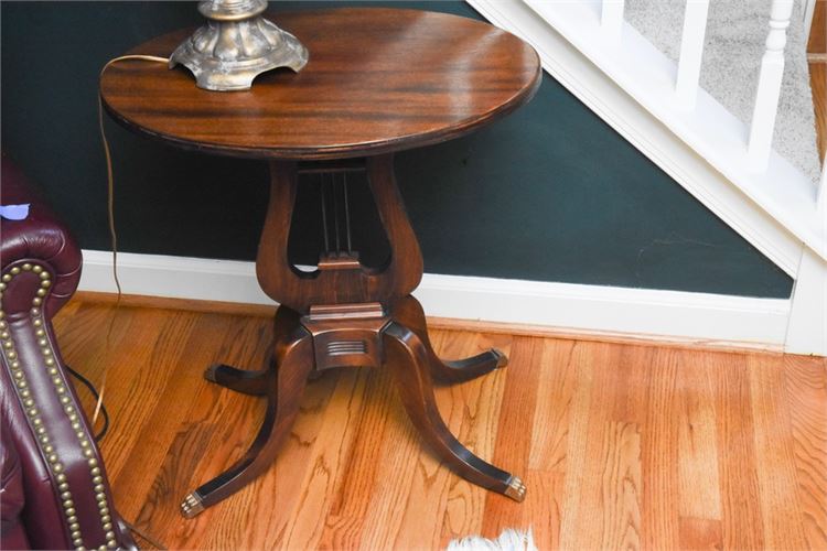 Lyre End Table