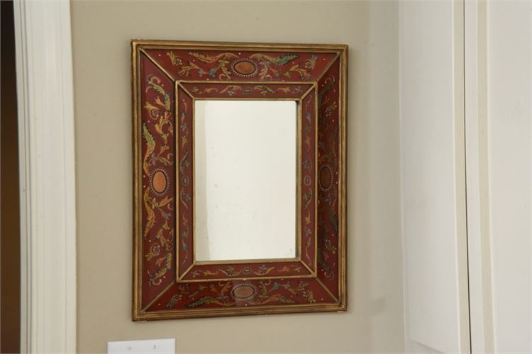 Paint Decorated Wall Mirror