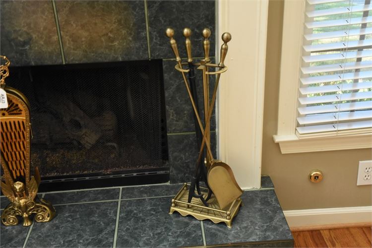 Five Piece Fireplace Tool Set
