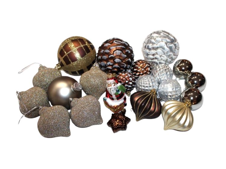 Vintage Champagne Toast Glass Ornaments - 21 Pc