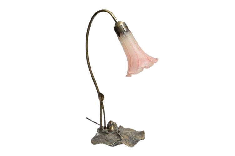 Meyda Home Indoor Decorative Lighting Accessories 16"H Pink Pond Lily Accent Lam