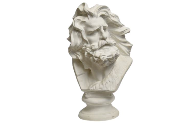 LARGE PLASTER BUST MOSES