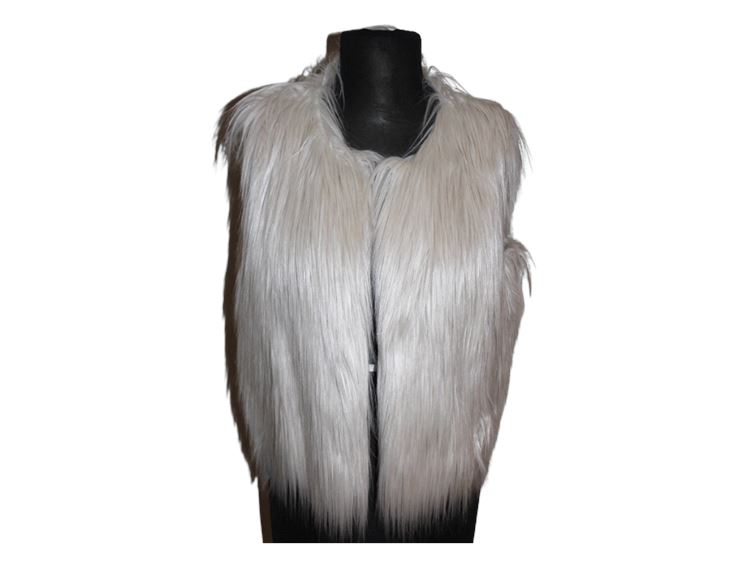 ELIE TAHARI Faux Fur Vest (Size M, 6-8)