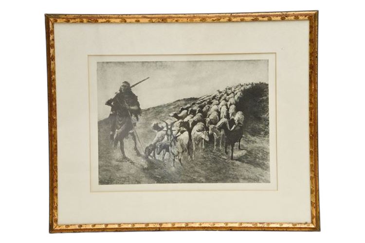 Frederick Remington “A NAVAJO SHEEP-HERDER”
