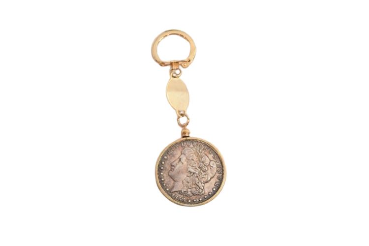 1888 Liberty Head Coin Keychain
