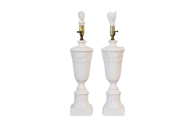 Pair Classical Style Table Lamps