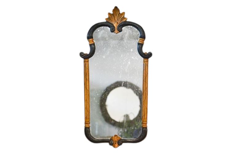 Gilt and Painted Wall Mirror