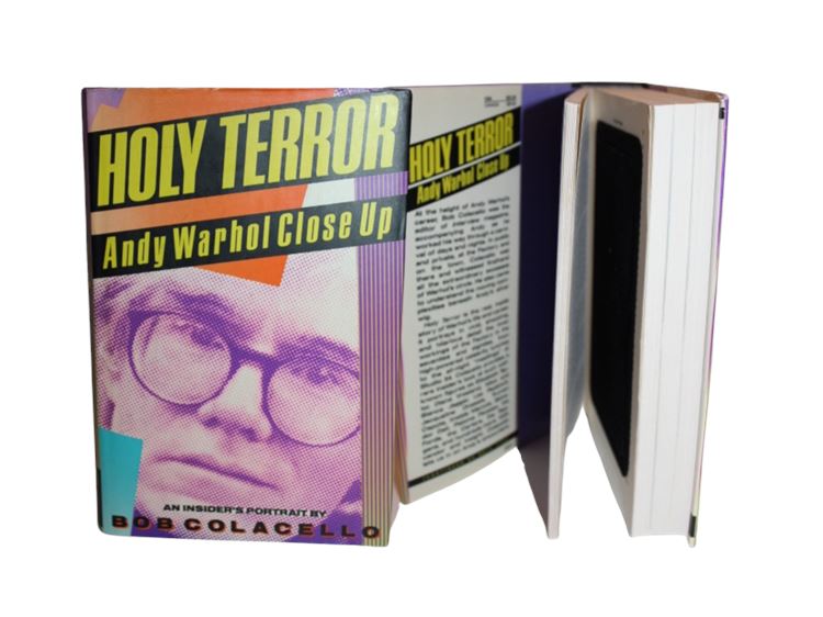 Andy Warhol Close Up Holy Terror Secret Compartment Book