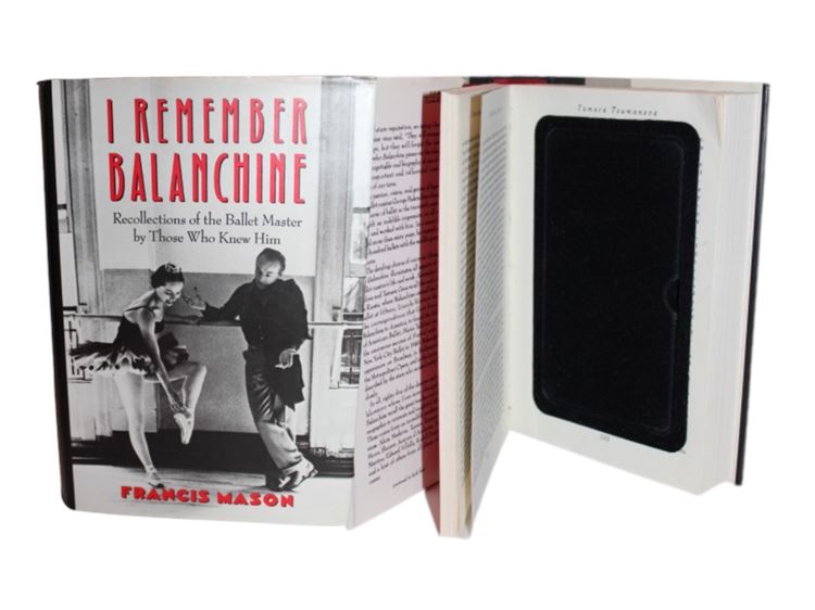 First Edition I Remember Balanchine by Franciis Mason Secret Compartment Book