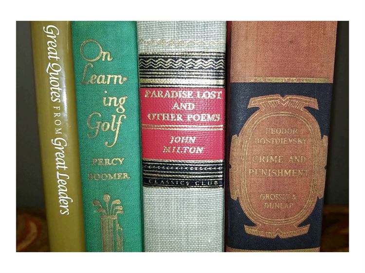 Vintage Book Collection, 4 Pc